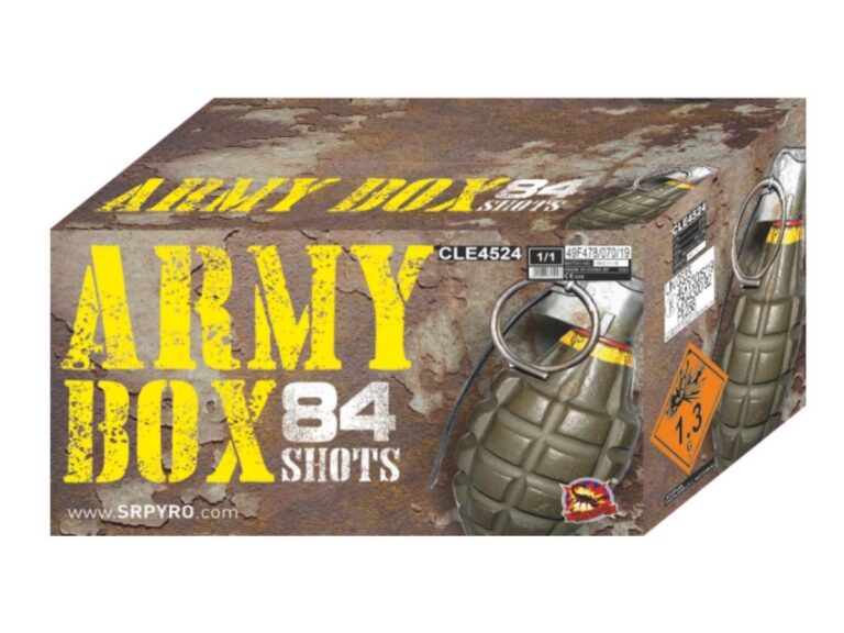 Ohňostroj ARMY Box 84 rán 30-48 mm